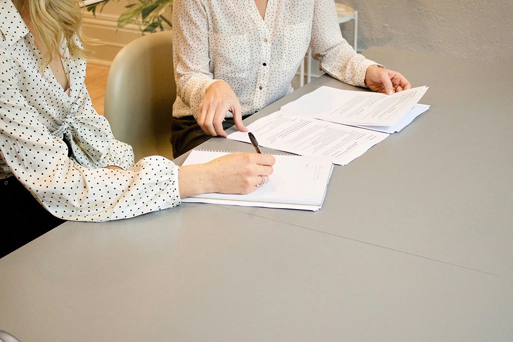 Signature d'un accord professionnel en entreprise