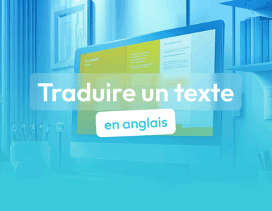 traduire un texte en anglais